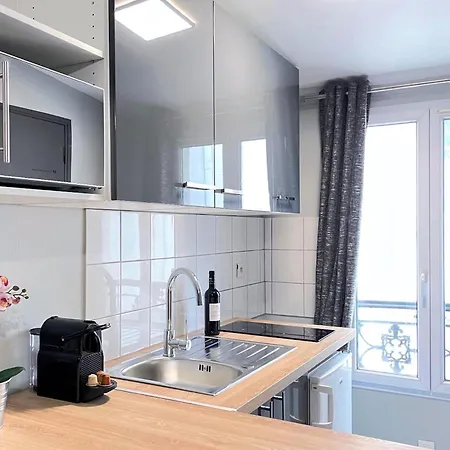 1603c Nice Studio Near Montparnasse דירה פריז